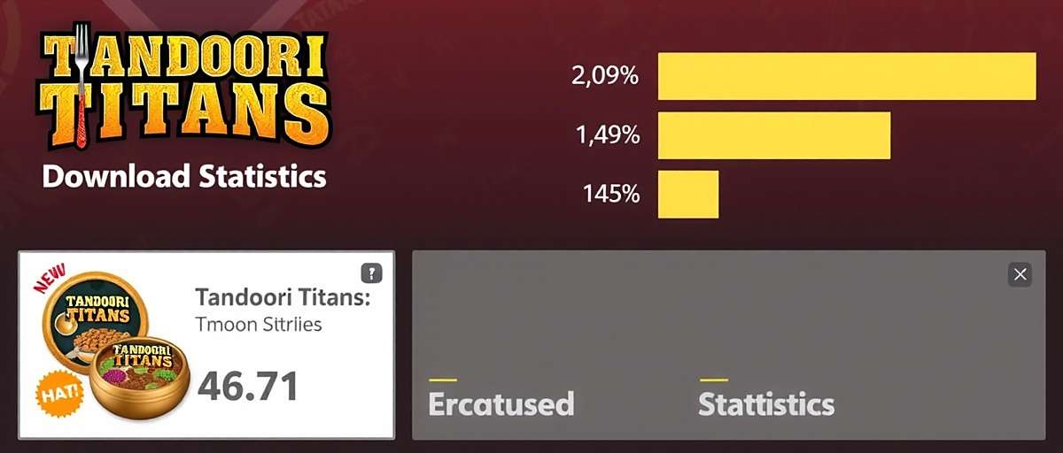 Tandoori Titans Download Statistics Tandoori Titans Download Statistics
